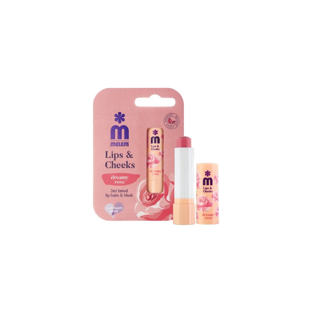 MELEM DREAMY ROSE LIPS&CHEEKS 2U1 STICK 4,5G