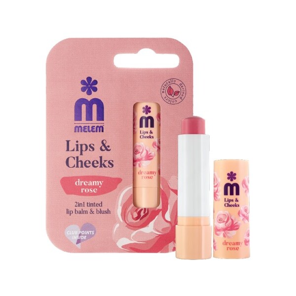 MELEM DREAMY ROSE LIPS&CHEEKS 2U1 STICK 4,5G
