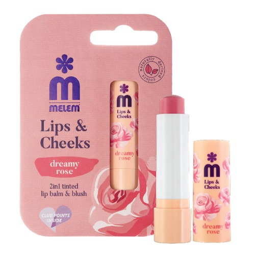 MELEM DREAMY ROSE LIPS&CHEEKS 2U1 STICK 4,5G