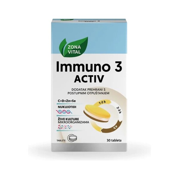 IMMUNO 3 ACTIV TABLETE A30 ZONA VITAL