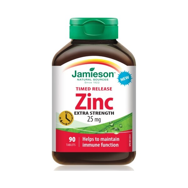 JAMIESON CINK 25MG TABLETE A90
