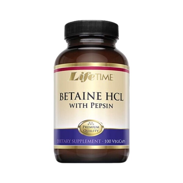 LIFETIME BETAIN HCL I PEPSIN KAPSULE A100