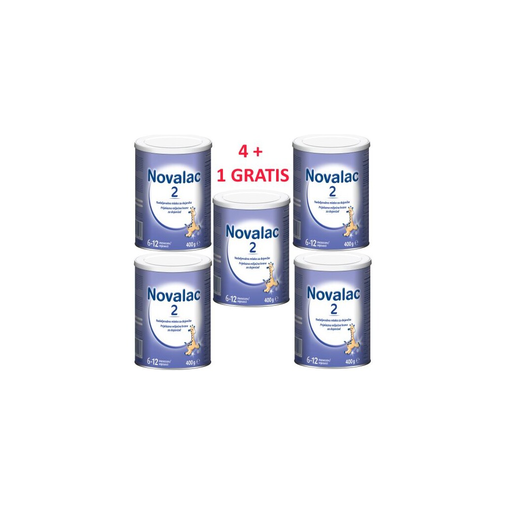 NOVALAC 2 DJEČJA HRANA 400G 4+1 GRATIS