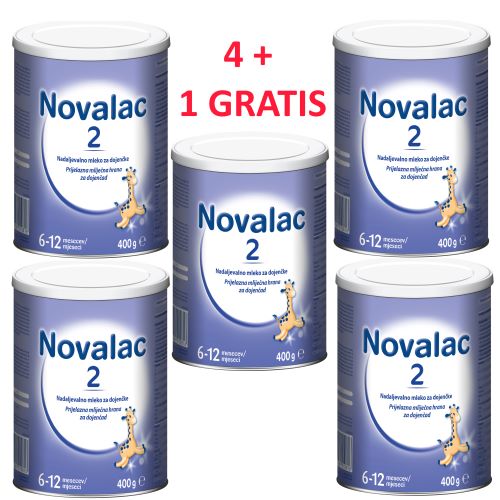 NOVALAC 2 DJEČJA HRANA 400G 4+1 GRATIS