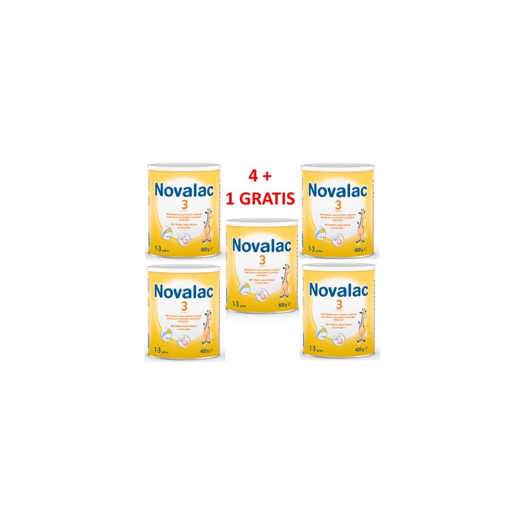 NOVALAC 3 MLIJEKO ZA DJECU 400G 4+1 GRATIS