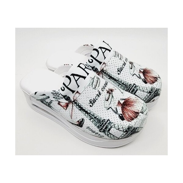 ANATOMSKE KLOMPE DR. MITRA PARIZ HAUTE COUTURE BIJELI POTPLAT