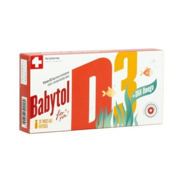 BABYTOL D3 + OMEGA FOR YOU! KAPSULE A30