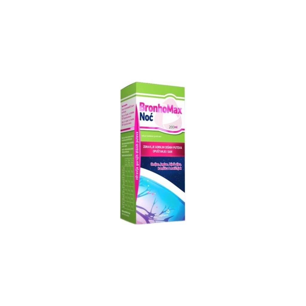 BRONHOMAX NOĆ SIRUP 200ML HAMAPHARM