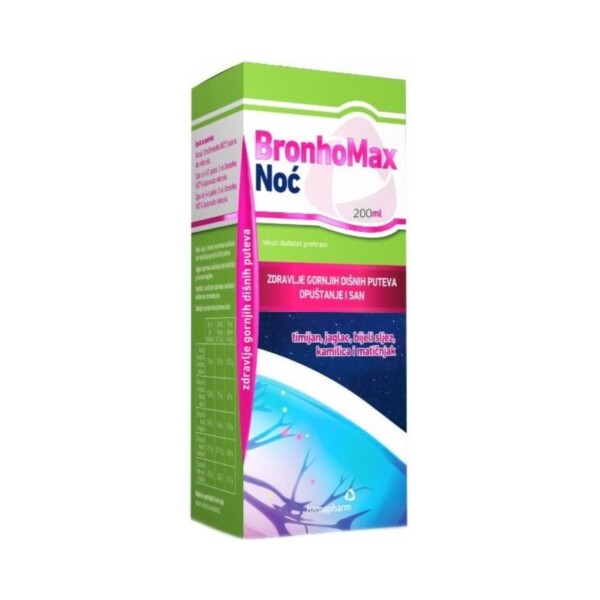 BRONHOMAX NOĆ SIRUP 200ML HAMAPHARM