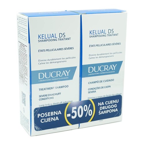 DUCRAY KELUAL DS ŠAMPON PROTIV PERUTI DUO 2X100ML