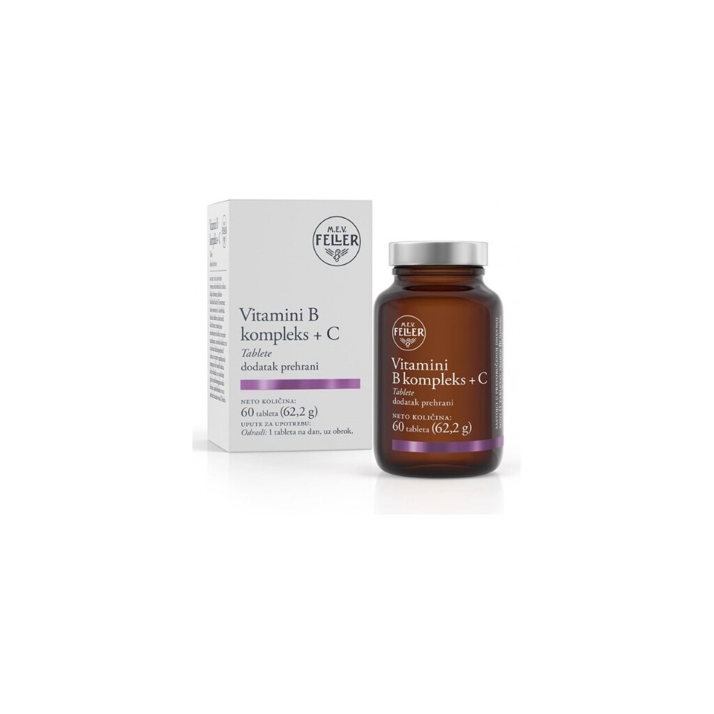 VITAMINI B KOMPLEKS+ C TABLETE A60 MEV FELLER