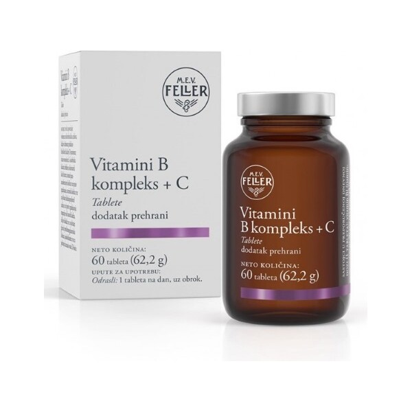 VITAMINI B KOMPLEKS+ C TABLETE A60 MEV FELLER