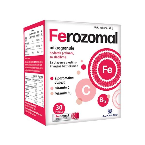 FEROZOMAL VREĆICE A30 ALAKALOID