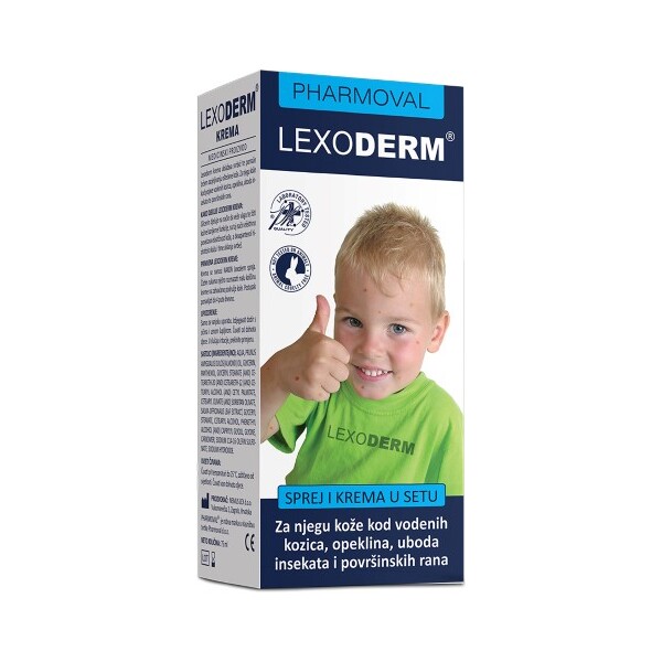 LEXODERM SET ZA VODENE KOZICE