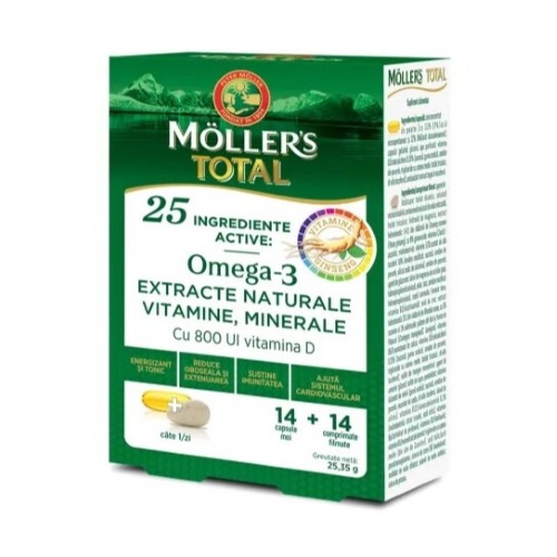 MOLLERS OMEGA 3 TOTAL KAPSULE A28