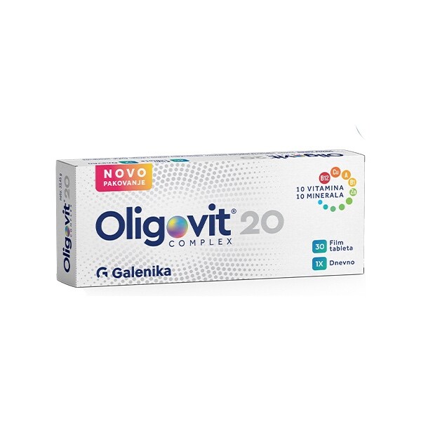 OLIGOVIT 20 COMPLEX TABLETE A30 GALENIKA