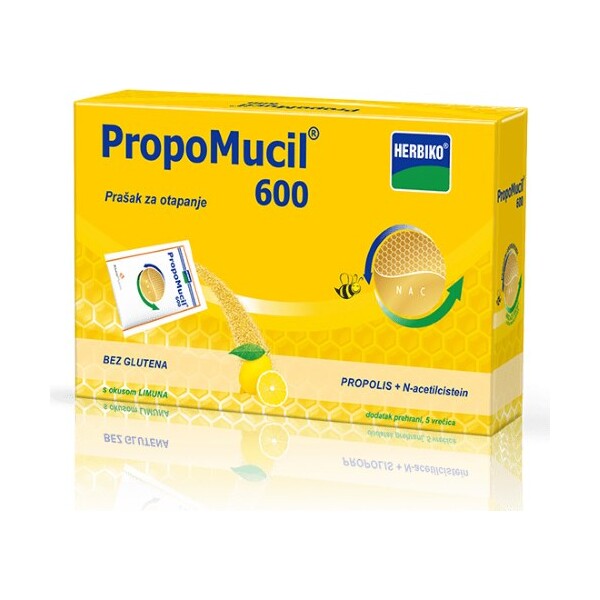 PROPOMUCIL 600 PRAŠAK 5X600MG HERBIKO