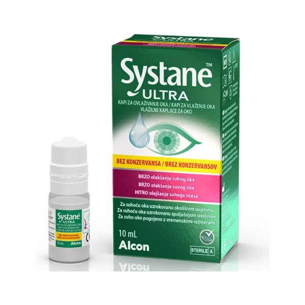SYSTANE ULTRA BEZ KONZERVANSA KAPI ZA OČI 10ML