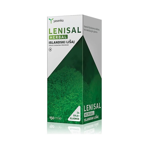 LENISAL HERBAL ISLANDSKI LIŠAJ SIRUP 150ML YASENKA