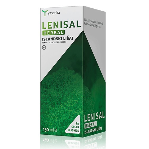 YASENKA LENISAL SIRUP ISLANDSKI LIŠAJ 150ML