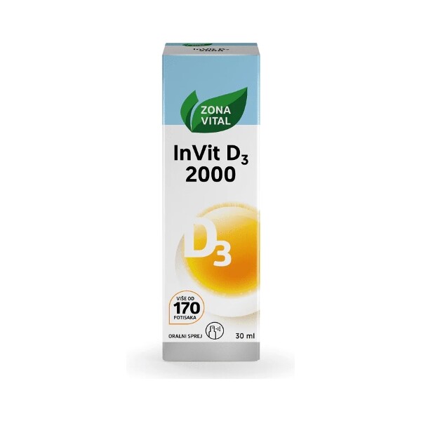 INVIT D3 2000 SPREJ ZONA VITAL 30ML