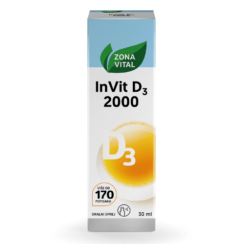 INVIT D3 2000 SPREJ ZONA VITAL 30ML