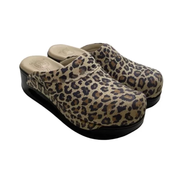 ANATOMSKE KLOMPE HIPPOCRATES AIR ART 2022 BEIGE LEOPARD