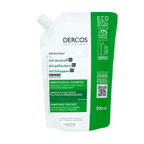 VICHY DERCOS ŠAMPON PROTIV PERUTI REFILL 500 ML