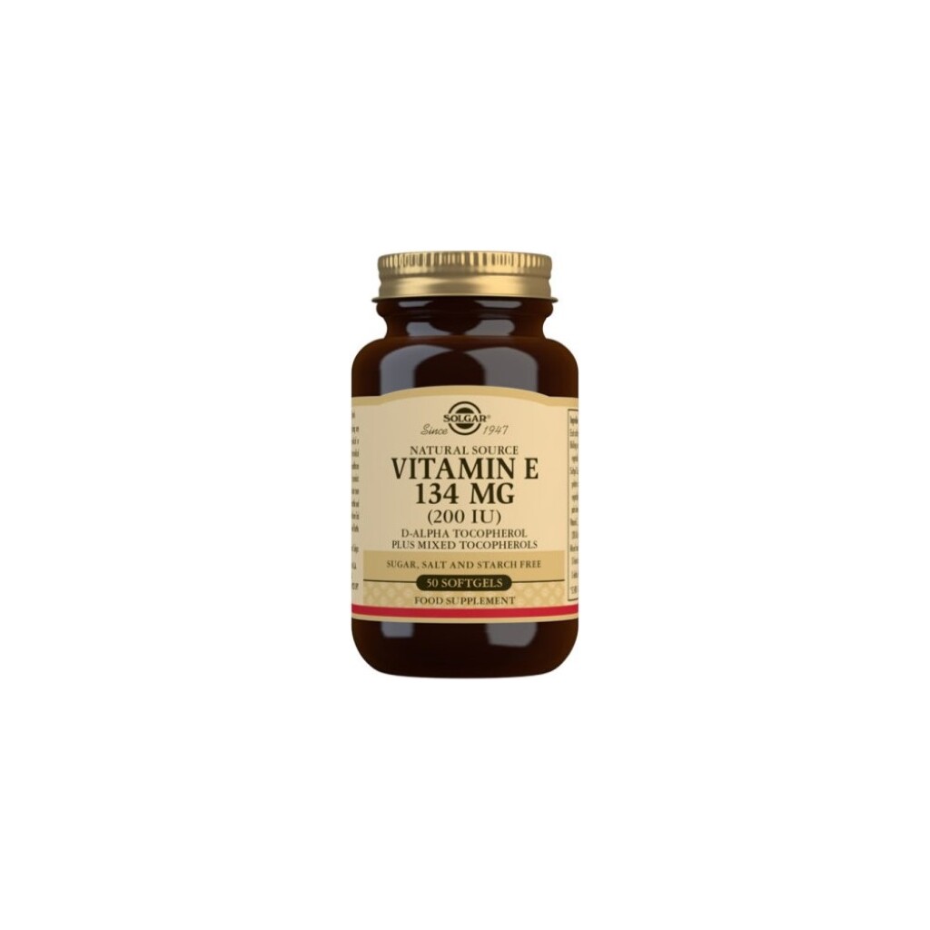 SOLGAR VITAMIN E 200 IU KAPSULE A50