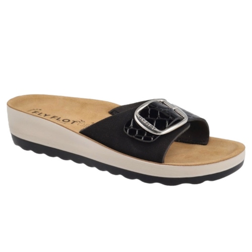 Fly Flot P7 502 We Pantofole Uomo Comfort Con Plantare In Vera Pelle Soft Blu Blu 46