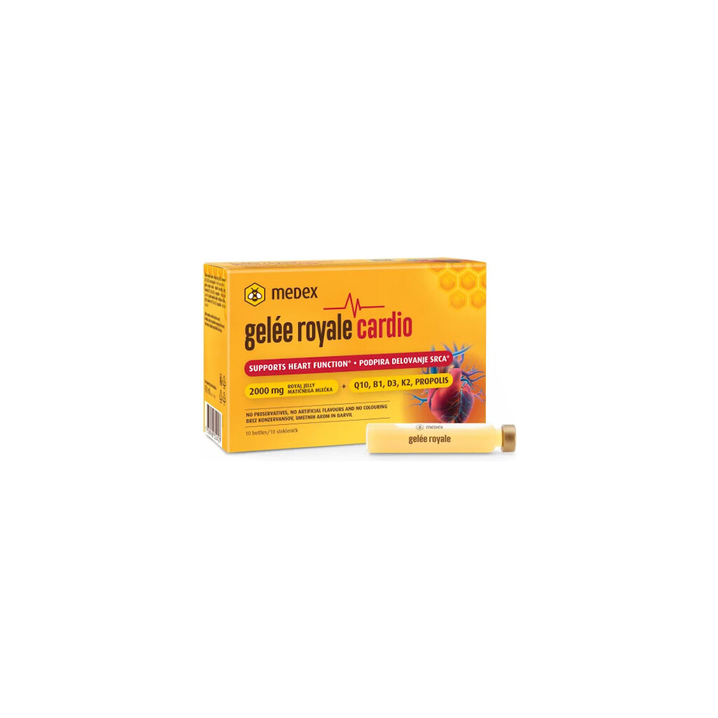 MEDEX GELEE ROYAL CARDIO AMPULE 10X9ML