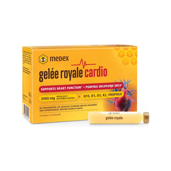 MEDEX GELEE ROYAL CARDIO AMPULE 10X9ML
