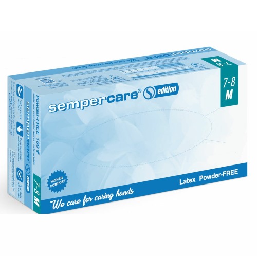 SEMPERCARE RUKAVICE LATEX BEZ PUDERA VELIČINA M