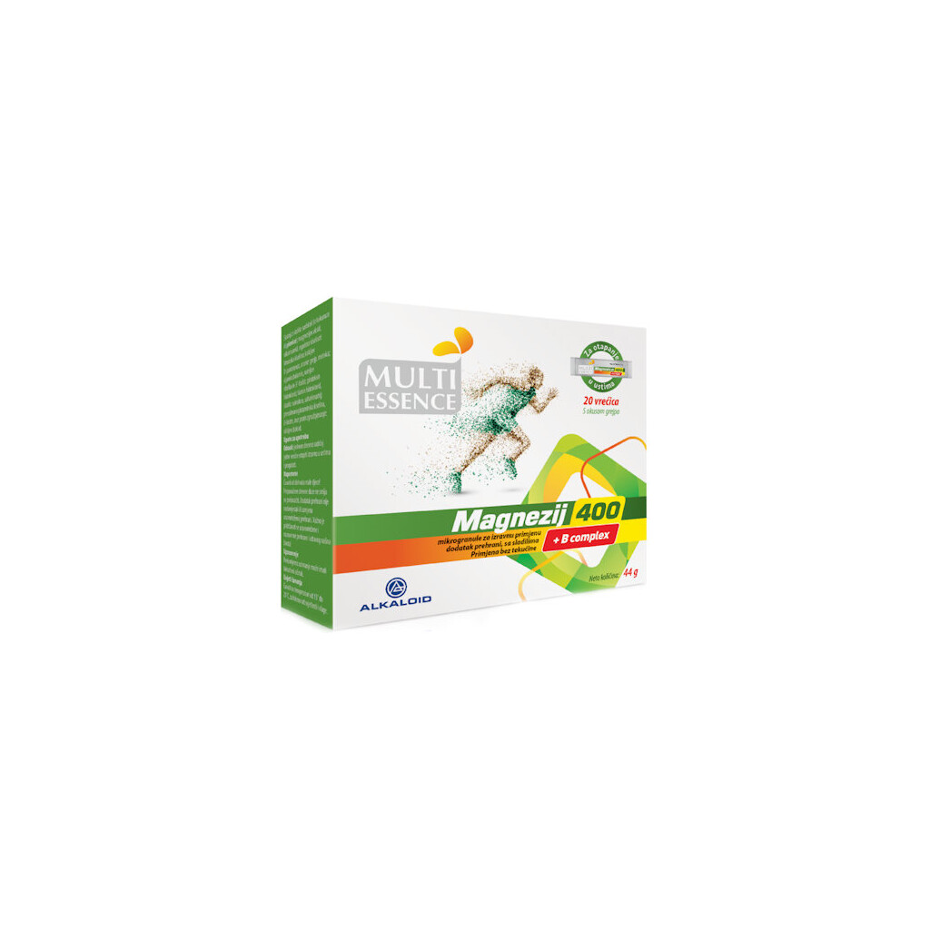 MULTI ESSENCE MAGNEZIJ 400 + B-COMPLEX VREĆICE A20