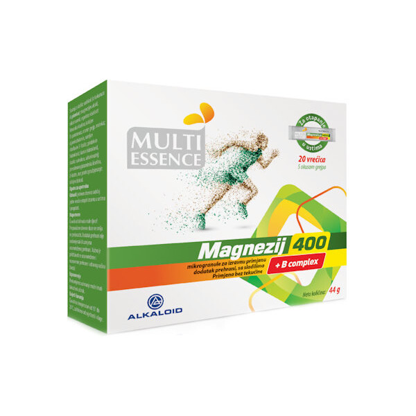 MULTI ESSENCE MAGNEZIJ 400 + B-COMPLEX VREĆICE A20