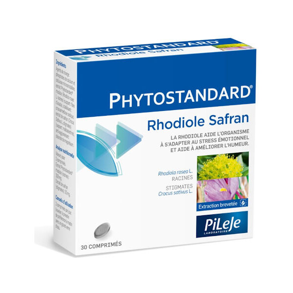 PHYTOSTANDARD RODIOLA ŠAFRAN TABLETE A30 PILEJE