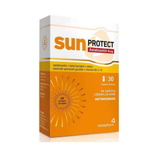 SUNPROTECT ASTAKSANTIN 8MG KAPSULE A30 HAMAPHARM