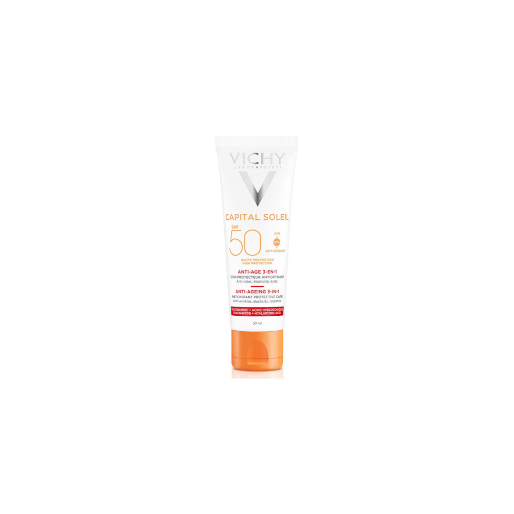 VICHY SUN CAPITAL SOLEIL ANTI AGE 3U1 KREMA SPF50 50ML