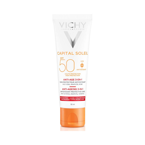 VICHY SUN CAPITAL SOLEIL ANTI AGE 3U1 KREMA SPF50 50ML
