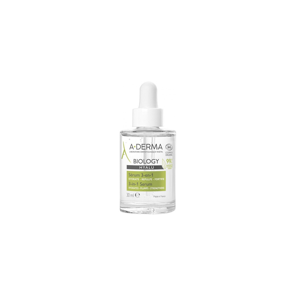 A-DERMA BIOLOGY HYALU SERUM 3U1 30ML