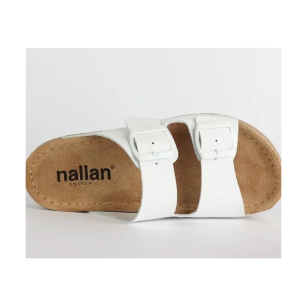 ANATOMSKE SANDALE NALLAN L012 RUBIK WHITE