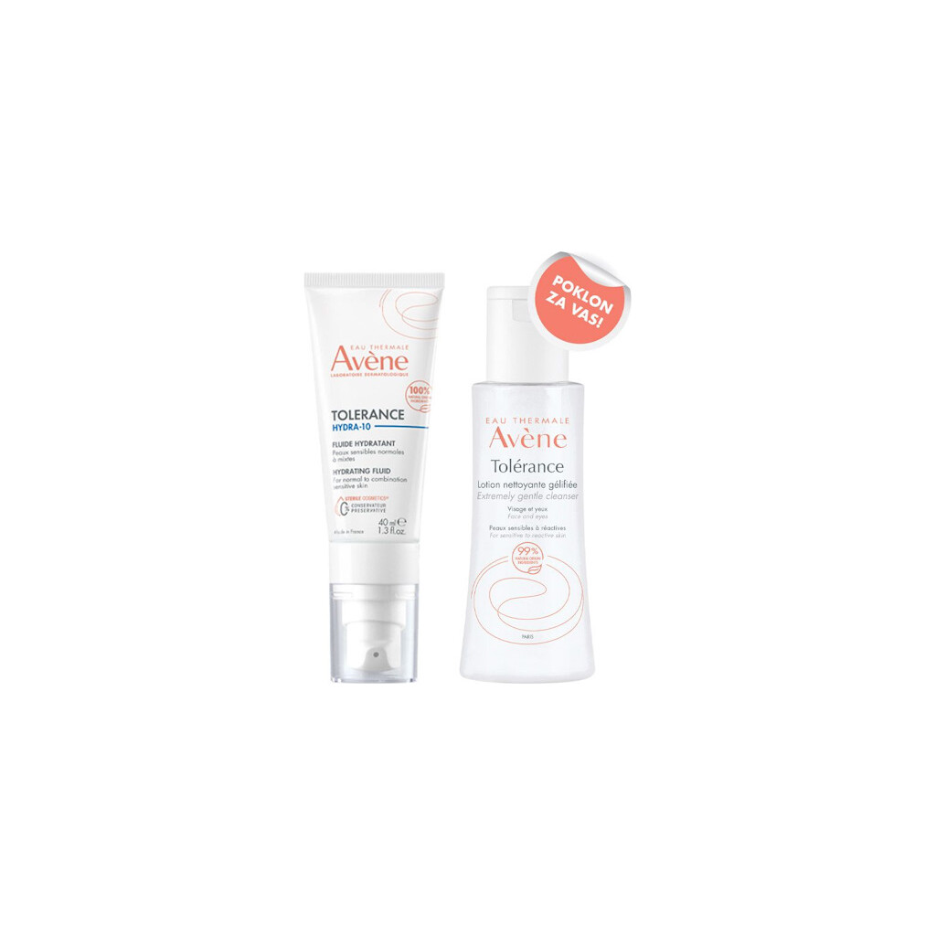AVENE TOLERANCE HYDRA 10 KREMA 40ML+ TOLERANCE LOSION 100ML PROMO
