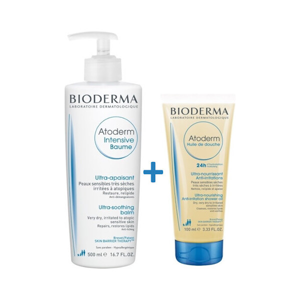 BIODERMA ATODERM INTENSIVE BALZAM 500ML + ATODERM ULJE 100ML PROMO