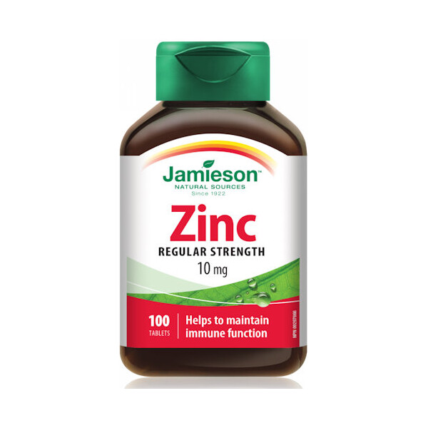 JAMIESON ZINC 10MG TABLETE A100