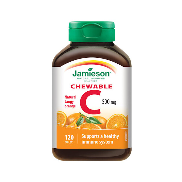 JAMIESON VITAMIN C 500MG TABLETE ZA ŽVAKANJE A120