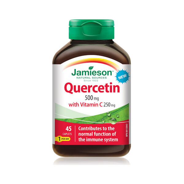 JAMIESON KVERCETIN 500 MG I VITAMIN C TABLETE