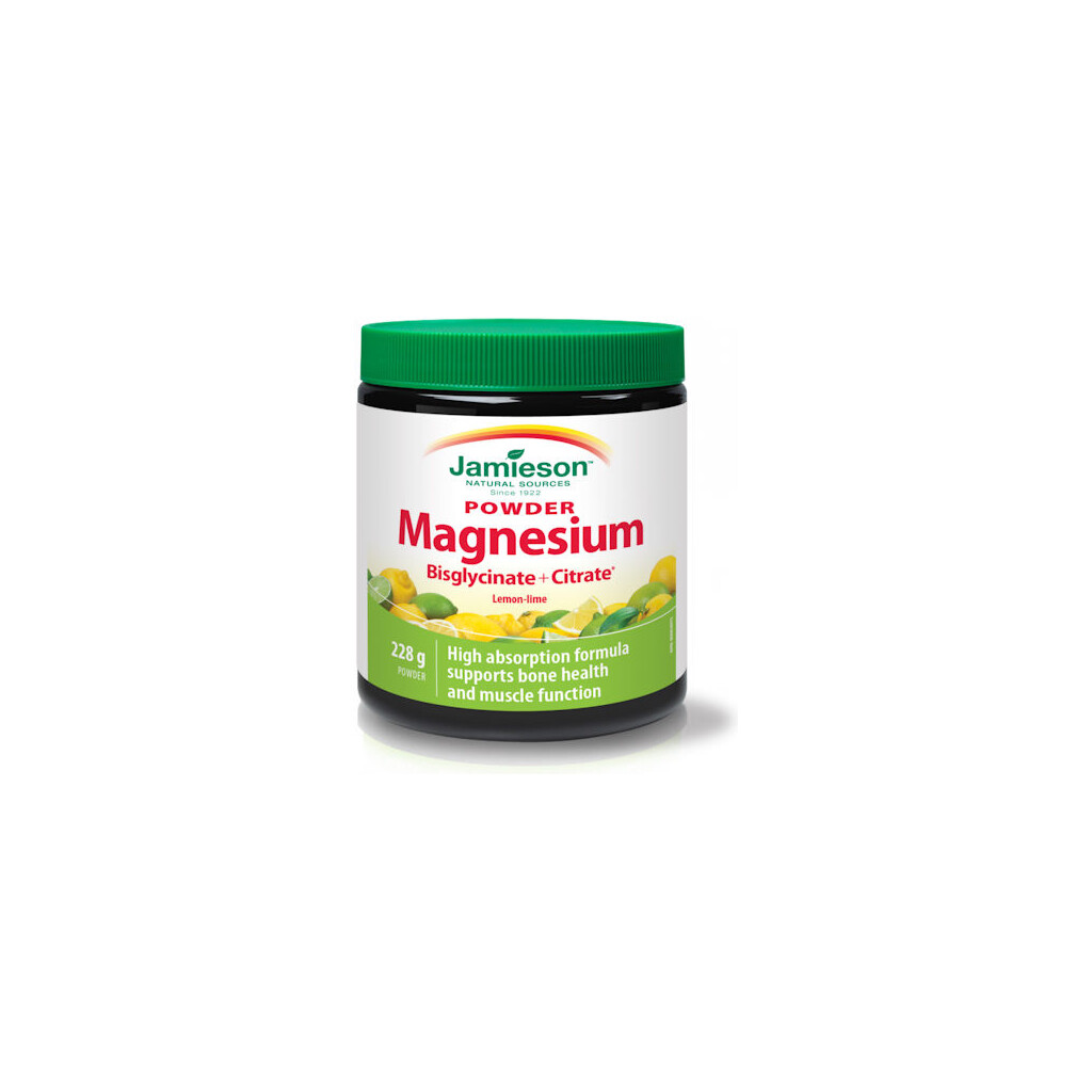 JAMIESON MAGNEZIJ BISGLICINAT CITRAT LIMUN I LIMETA PRAŠAK 228G