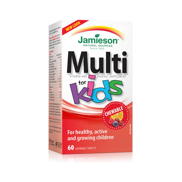 JAMIESON MULTI KIDS TABLETE ZA ŽVAKANJE A60