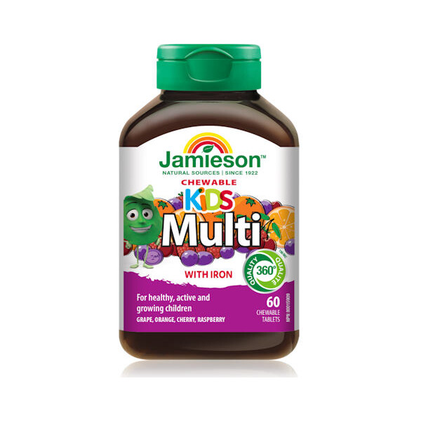 JAMIESON MULTI KIDS TABLETE ZA ŽVAKANJE A60