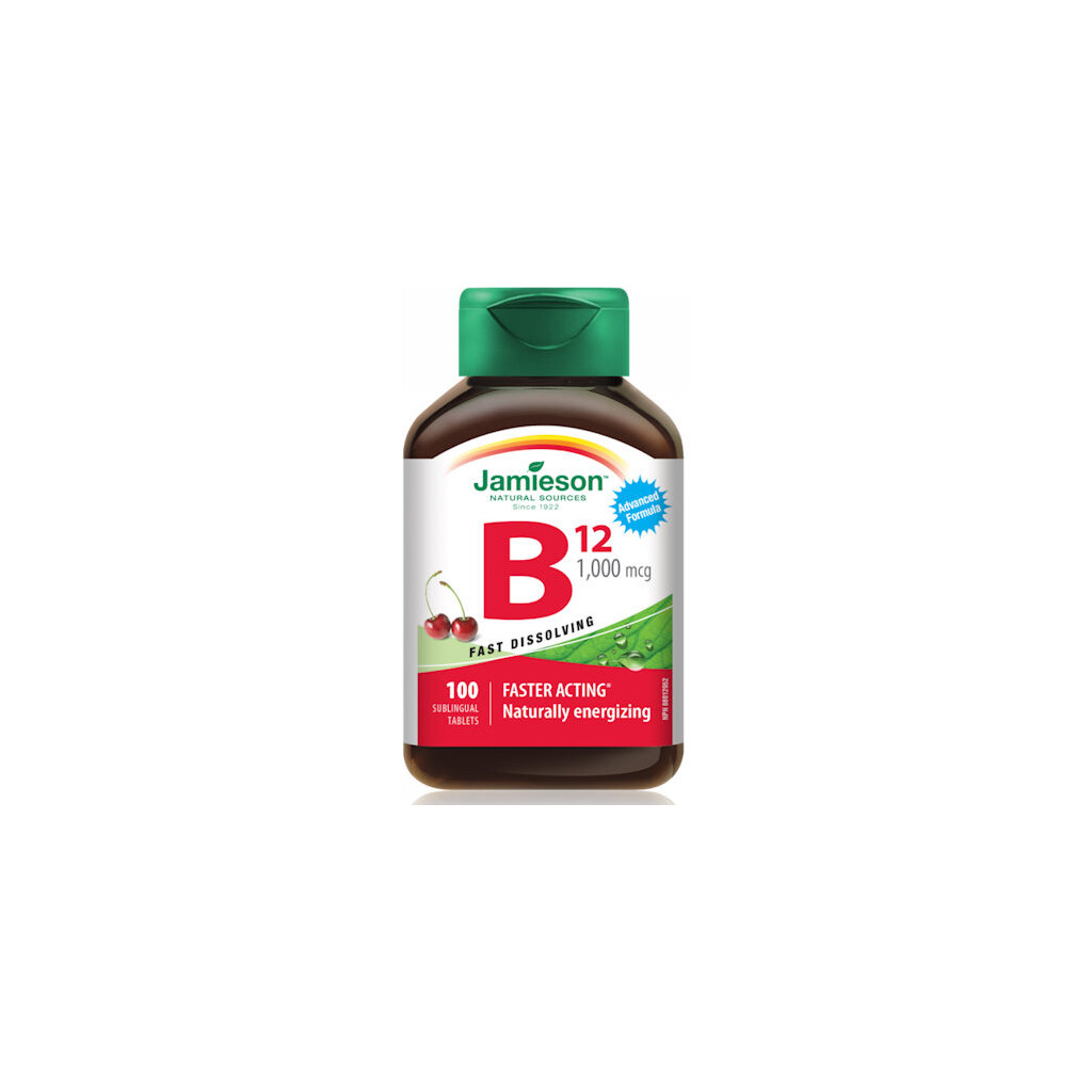 JAMIESON VITAMIN B12 1000 ΜCG TABLETE ZA ŽVAKANJE A100